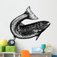 Highly Detailed Sketch Salmon
