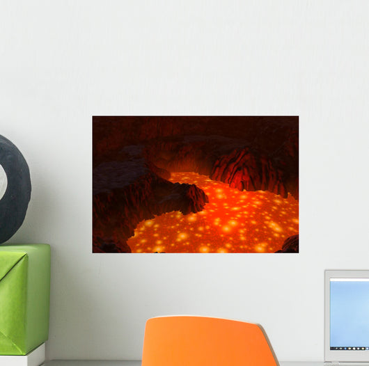 Lava Lake Wall Mural