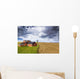 Farm with stormy sky Wall Mural