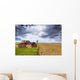 Farm with stormy sky Wall Mural