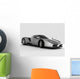 Silvery Sports Car Wall Decal