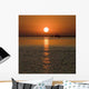 Ships And Sunset Wall Decal