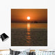 Ships And Sunset Wall Decal