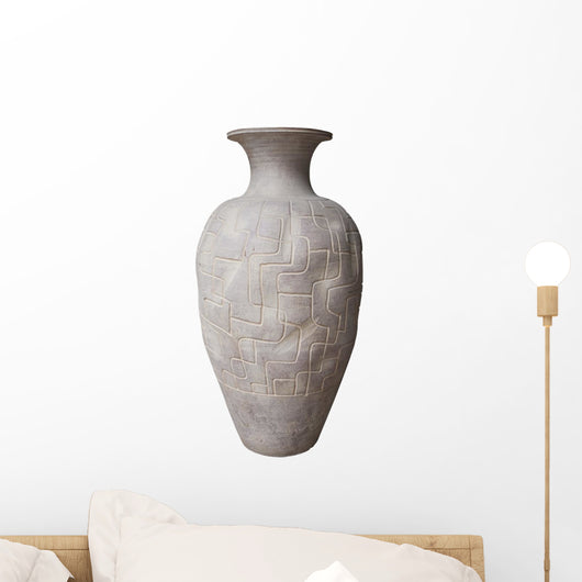 large pottery floor vase Wall Decal