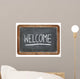 welcome on blackboard Wall Decal