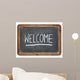 welcome on blackboard Wall Decal