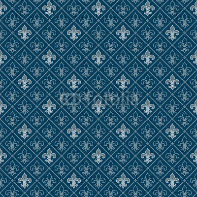 Fleur-de-lis Seamless Pattern Wall Decal