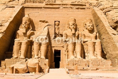 Agypten Abu Simbel Felstempel Wall Mural