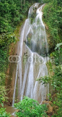 Dominican Republic Tropical Waterfall Wall Decal