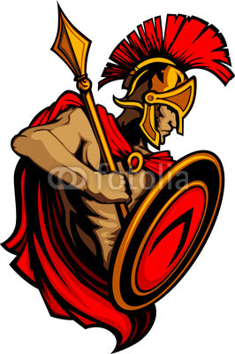 Roman Warrior Spartan Wall Decal