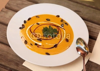 Pumpkin Soup with Cream Wall Decal