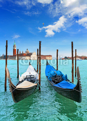 Gondolas Venice Wall Mural
