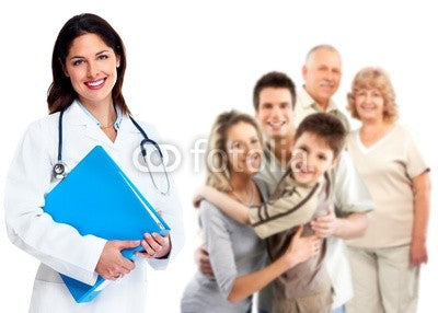 Family Doctor woman. Health care. Wall Decal
