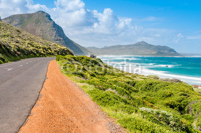 South Africa road by the side of the sea Wall Mural