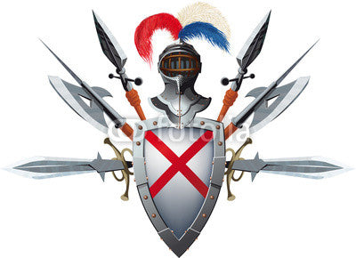 Knight's Armory Weapons Wall Decal