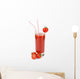 Tomato juice in a glass Wall Decal