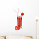 Tomato juice in a glass Wall Decal