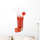 Tomato juice in a glass Wall Decal