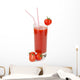 Tomato juice in a glass Wall Decal