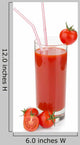 Tomato juice in a glass Wall Decal
