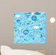 Graffiti Seamless Texture With Speech Bubbles Wall Decal