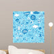 Graffiti Seamless Texture With Speech Bubbles Wall Decal