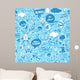 Graffiti Seamless Texture With Speech Bubbles Wall Decal