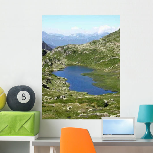Mountain Lake Wall Decal
