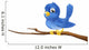 Bluebird on Tree Branch Wall Decal