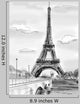 Parisian Streetseiffel Tower Illustration