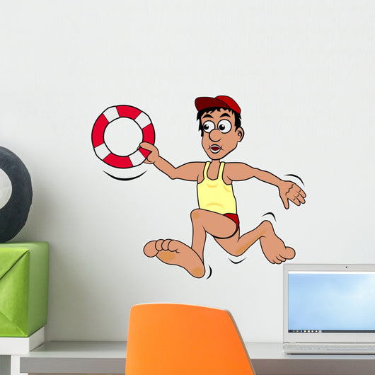 Rettungsschwimmer im Einsatz Wall Decal