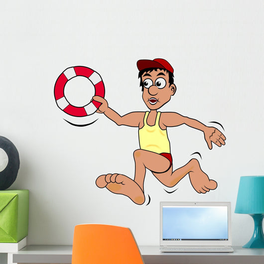 Rettungsschwimmer im Einsatz Wall Decal
