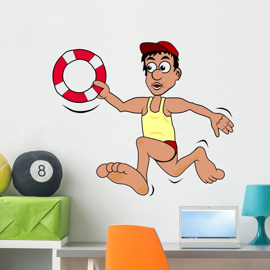 Rettungsschwimmer im Einsatz Wall Decal