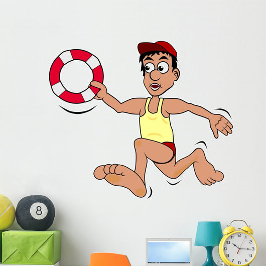 Rettungsschwimmer im Einsatz Wall Decal