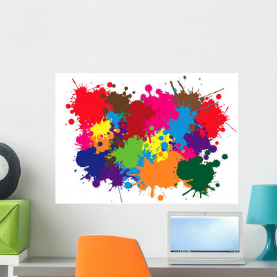 Blot Wall Decal shown on a wall