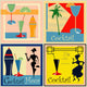 Retro Cocktail Labels