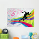 Running Man Wall Mural