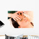 Woman Receives Facial Massage Wall Mural