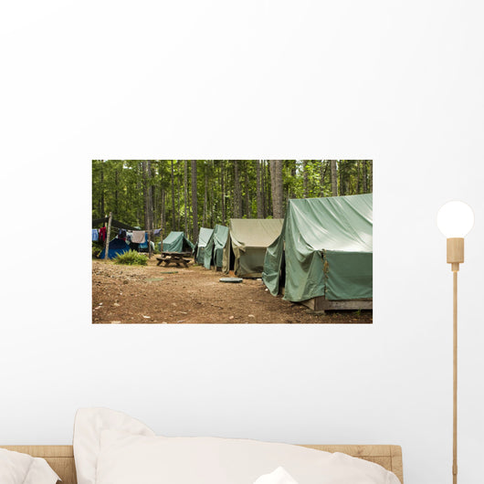 Boy Scout Campground Wall Mural