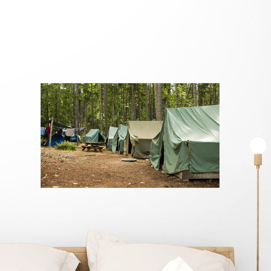 Boy Scout Campground Wall Mural