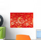 Fragment Luxury Red Chinese Wall Decal
