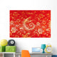 Fragment Luxury Red Chinese Wall Decal