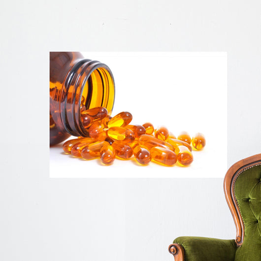 Fish Oil Bottle and