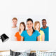 Group Multiracial People White
