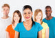 Group Multiracial People White