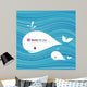 White Whale Paper Materials Wall Decal