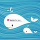 White Whale Paper Materials Wall Decal