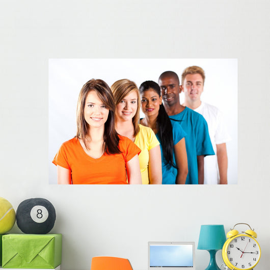 Group Young Multiracial People