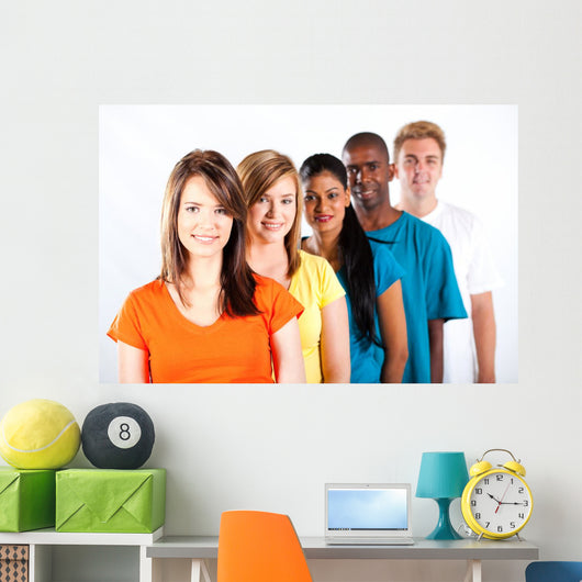 Group Young Multiracial People