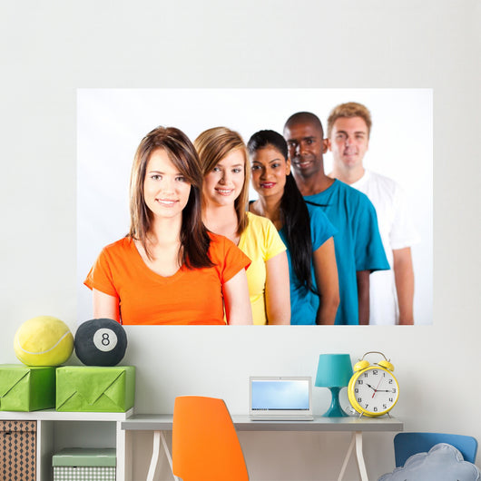 Group Young Multiracial People